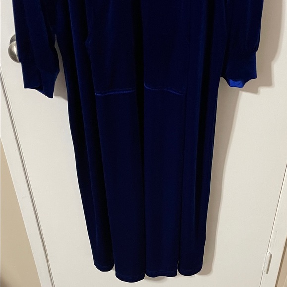 Joan Rivers 90’s Royal Blue Robe Size 3XP - Picture 3 of 11